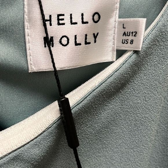 New Women's Hello Molly Backstage One Shoulder Neck Bodycon Dress Size 8 - Picture 4 of 5